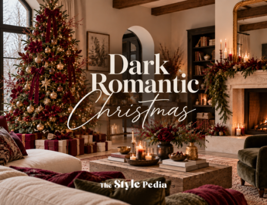 Natale Dark Romantic: idee eleganti per decorare casa con il burgundy