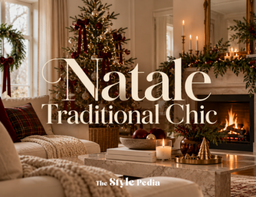 Natale tradizionale chic: come decorare casa con rosso, verde e oro