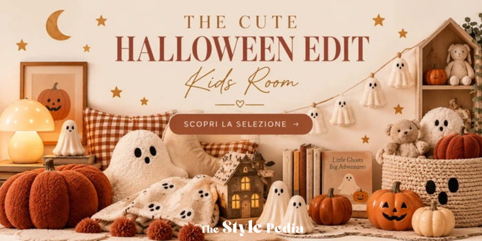The Cute Halloween Edit Kids Room: selezione di decorazioni Halloween cute per la cameretta.